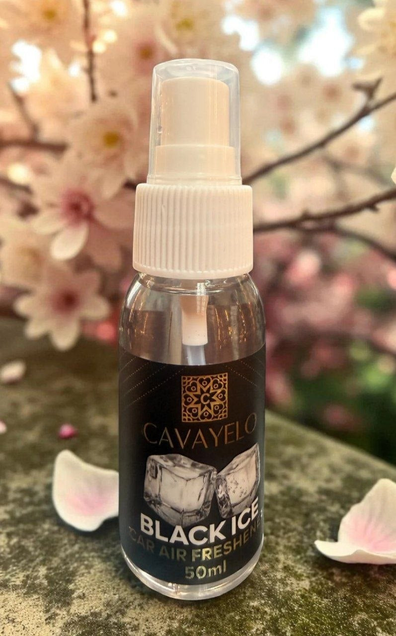 Black Ice Cavayelo Car Air Freshener 50ml