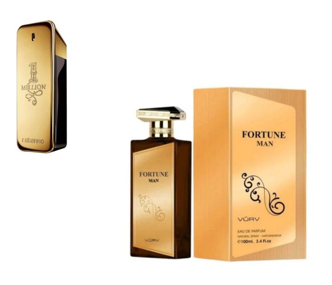 Fortune Man by VÜRV compared to 1 Million by Paco Rabanne
