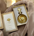 Louise Praline by Zakat Gourmand Series Eau de Parfum 100ml gold bottle and box
